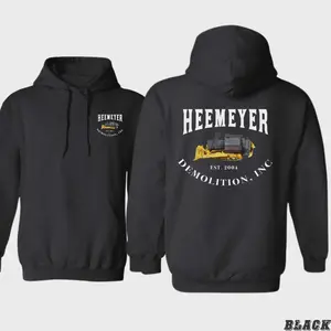 Heemeyer Demolition Hoodie - Bulldozer Design Shirt - Trendy Hoodie for Men and Women Menswear Sweaters, Unisex Graphic Hoodie, Soft Fleece Pullover