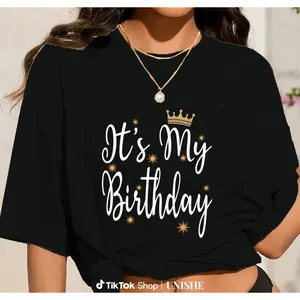 It’s My Birthday Birthday Party T-Shirt – 100% Cotton Cool Squad Tee