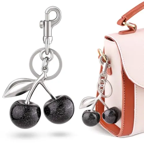 A03 1pcs Cherry Charm(black)