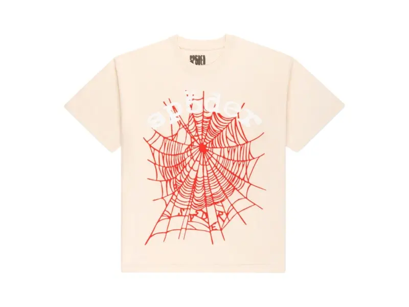 Sp5der Legacy Logo Heavyweight Tee Cream (men) by StockX