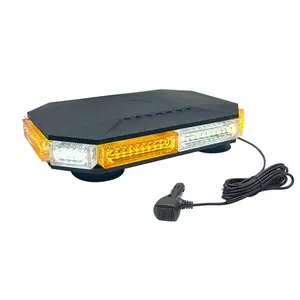 76-LED Rooftop Emergency Strobe Light Bar, Safety Flashing Warning Light Bar with Magnetic Base for 12-24V Trucks, Construction Vehicles, Snowplow, Cars, Outdoor LED Work Light, Led Car Lights