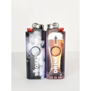 The Limited Edition SMOKE or DRINK Lighter Case for BIC® | FLKR LYTR