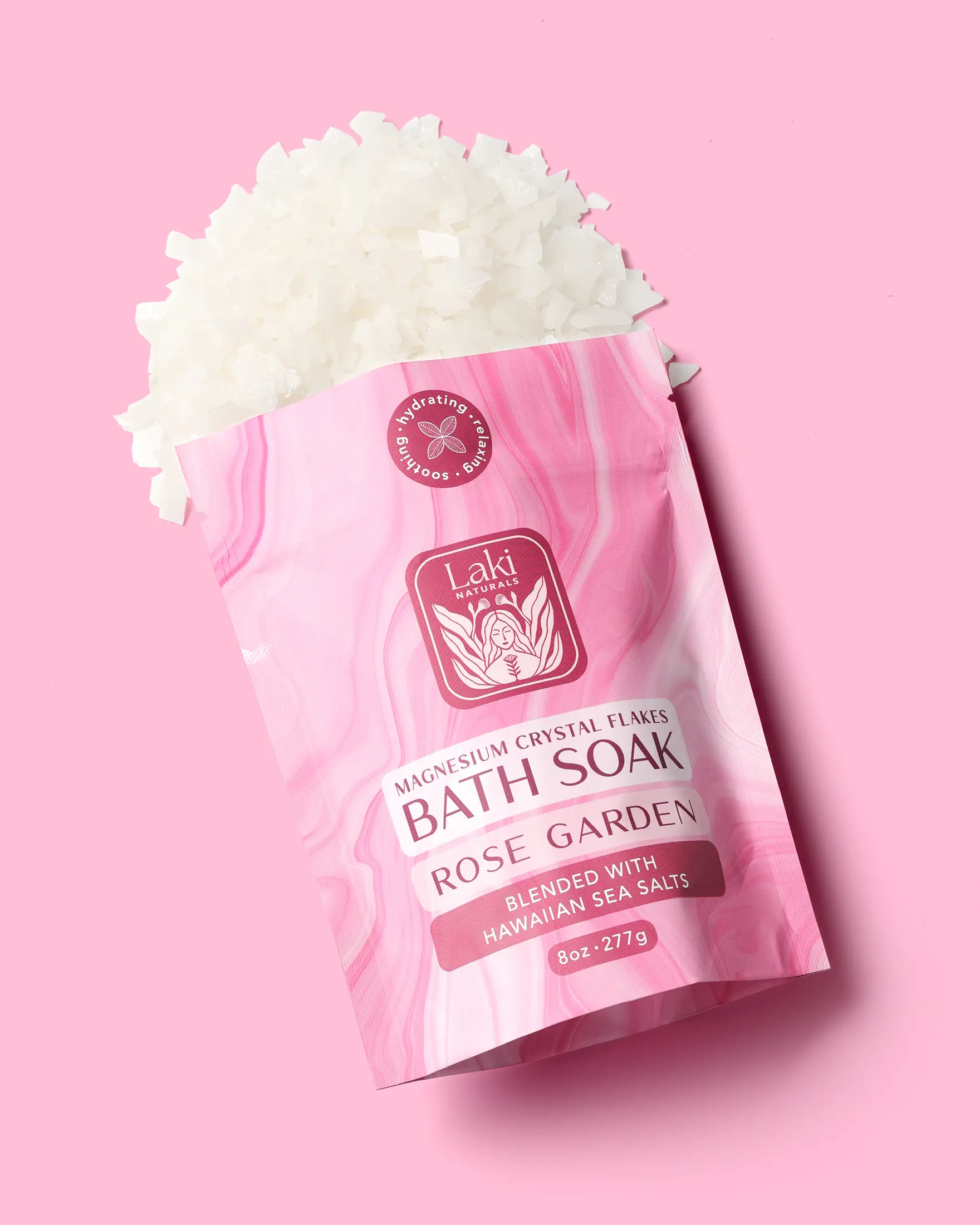 Rose Garden Magnesium Flakes Bath Soak