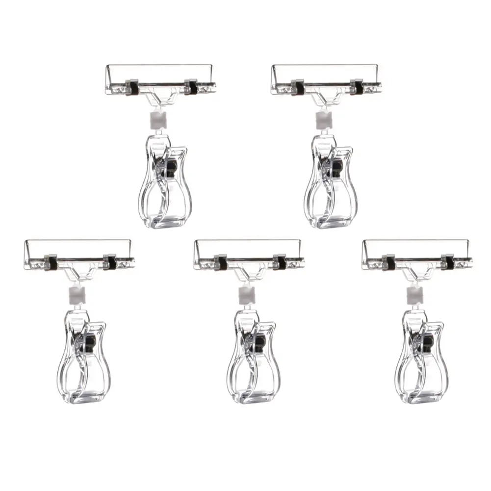 5pcs Plastic Cross Stitch Pattern Holder Chart Gripper, DIY Needlework Accessory for School, Home, Outdoors Use (Suitable for All Ages), Crafting