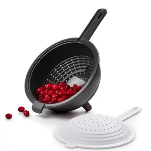 Double Colander Kitchen Strainer Utensils