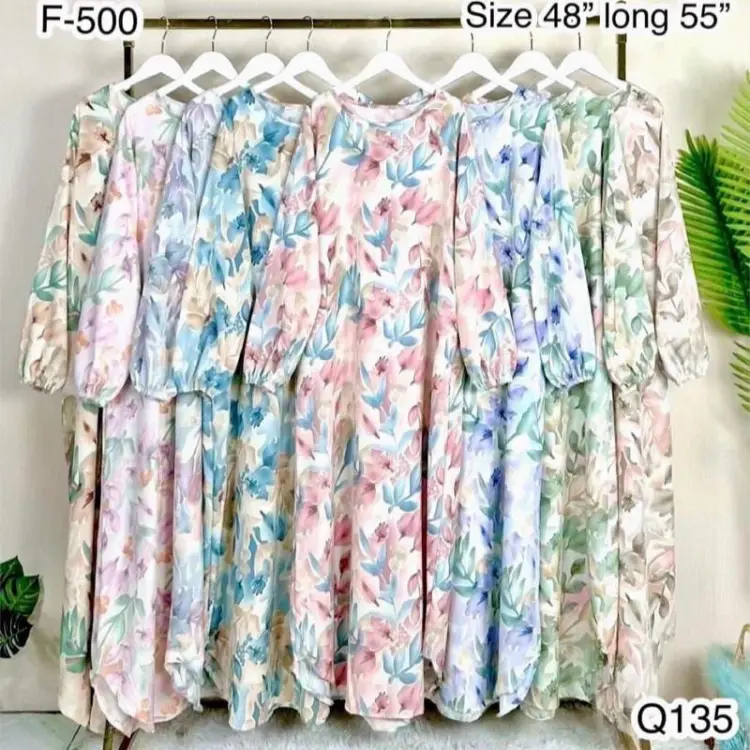 Floral Maxi Dress Kaftan Women's Fashionable easy to wear