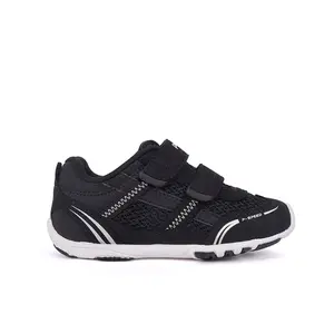 Pediped Jayce Speed Flex  Black Kids Shoes with Breathable Mesh Secure Straps & Flexible Grippy Sole for Healthy Foot Development