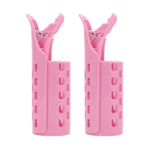 VOCOSTE Convenient Heatless Voluminous Hair Roller for Women 4.33"x1.42" Pink 2pcs