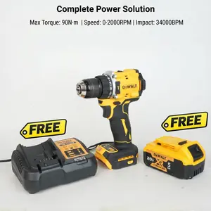 Dewalt DCF805 20V Brushless Impact Driver Cordless Power with Free Battery Charger