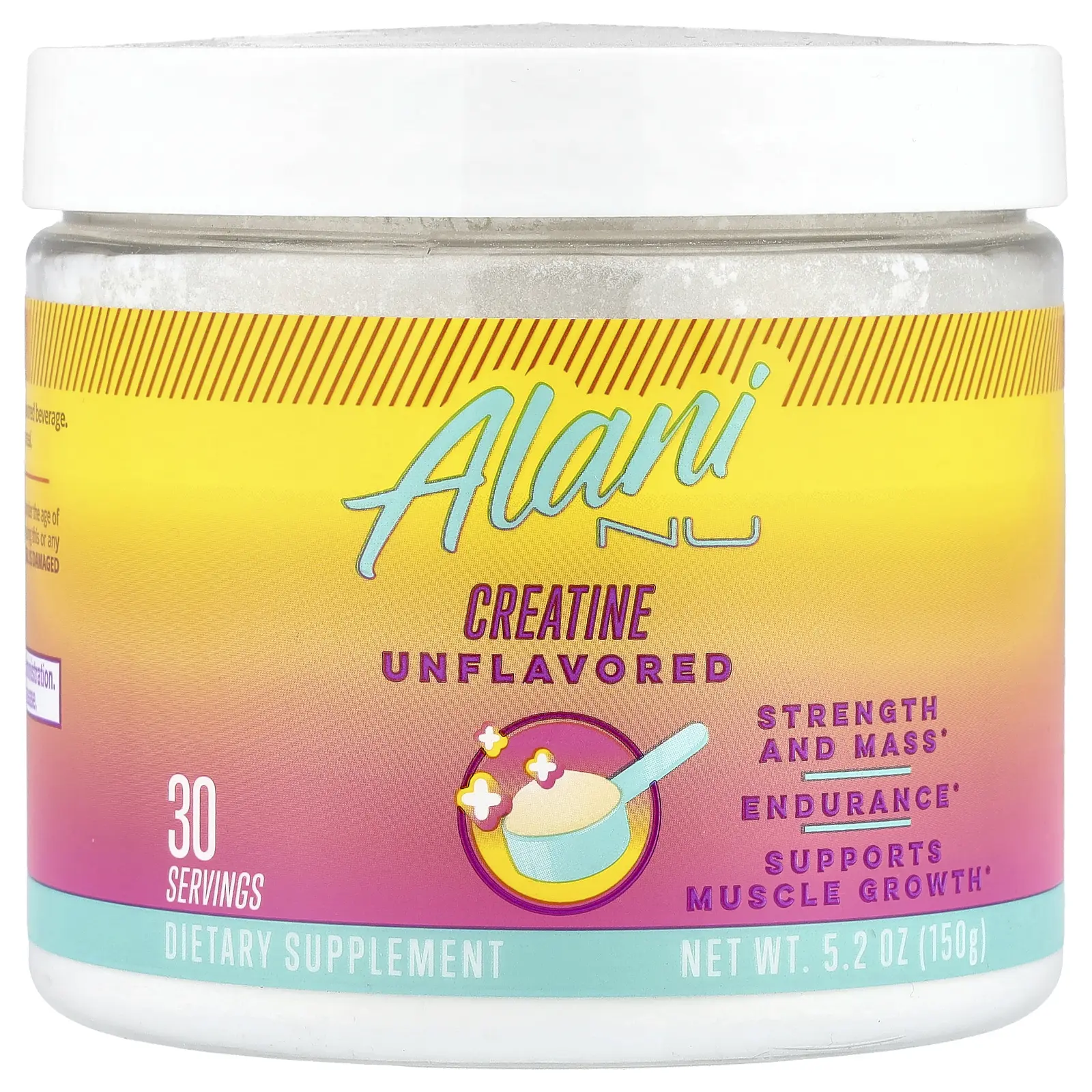 Alani Nu Creatine, Unflavored, 5.2 oz (150 g) Alani Nu Creatine, Unflavored, 5.2 oz (150 g)