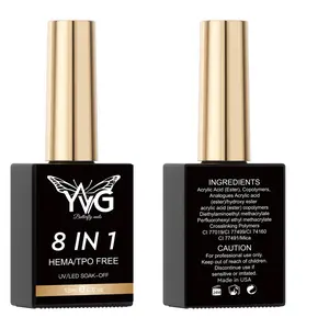 YVG Butterfly Base 8 en 1 Nails Multifunctional HEMA/TPO Free UV/LED Soak-Off 18ml Nail