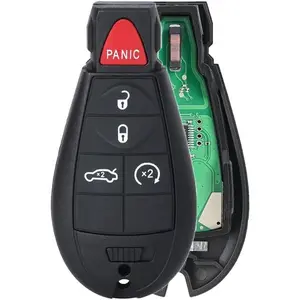 Smart Fob Replacement for Dodge Dart 2013 2014 2015 2016 Remote Start Keyfobs 5 Buttons with ID46 Chip FCC ID:M3N32297100