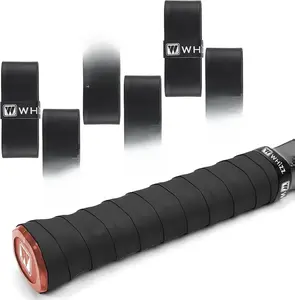 Tennis Racket Grip Tape, 6 Pack Precut Anti Slip Tennis Grip Tape, Super Absorbent Dry Feel Tennis Grips Overgrip for Tennis, Pickleball