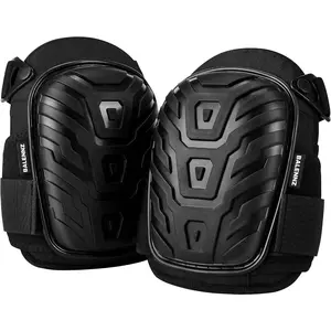 Professional Knee Pads for Work-Heavy Duty Foam Padding Gel Construction Knee Pads with Double Straps – Comfortable Knee Protection for Indoor and Outdoor Use (Knee High)