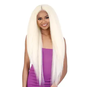 Motown Tress Human Hair Blend Glam Touch Glueless HD Lace Font Wig HBL.Blow