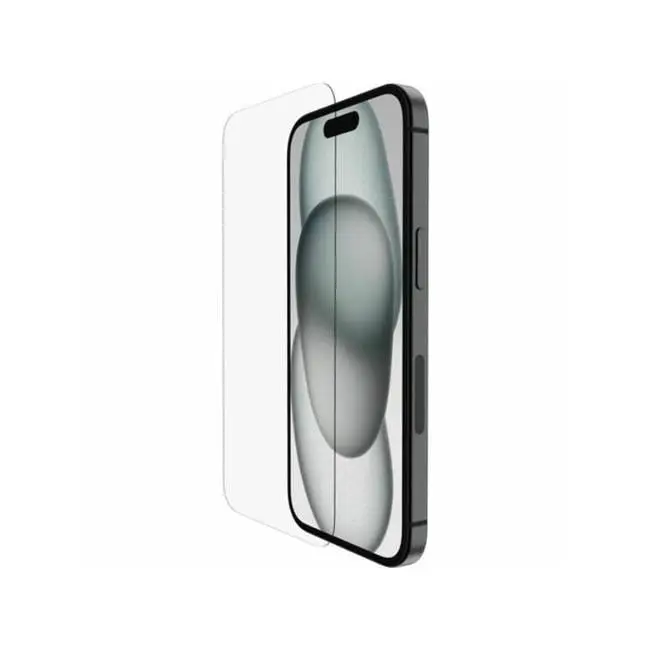 Belkin OVA131ZZ ScreenForce UltraGlass 2 Treated Screen Protector for iPhone 15 - for LCD Smartphone
