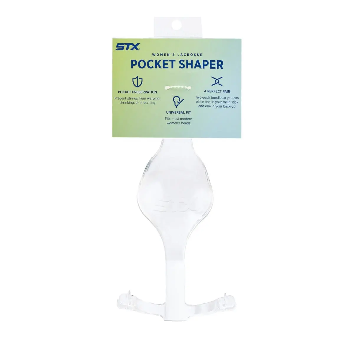 STX Lacrosse Pocket Shaper - 2 Pack, Plastic Shell Design for Women, Maintains Sweet Spot, Prevents Strings from Warping, Perfect Pair for Lacrosse Gear, Maintain Sweet Spot