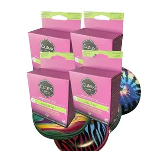 Cutex Swipe & Go Nail Polish Remover Pads Acetone Wipes 4 Boxes of 10 Total 40 Wipes for Easy Manicure Removal | Quick, Mess-Free Nail Polish Removal. Perfect For Travel, Purse, Gym Bag, or On-The-Go Touch Ups