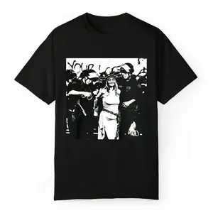 Arrest Statue Of Liberty No Kings Protest Tee, Viral Protest Liberty Costume Arrested Shirt, Women Activist Photo Shirt, Unisex Clothing Tee