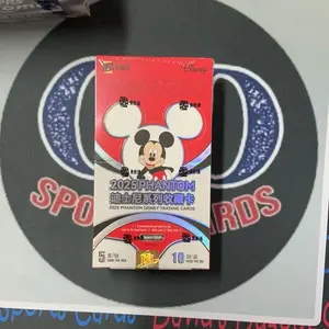 Disney 2025 Kakawow Phantom Disney Hobby 196 Card Base Set Featuring Favorite Characters from Toy Story Peter Pan Frozen Zootopia and More 10 Packs per Box