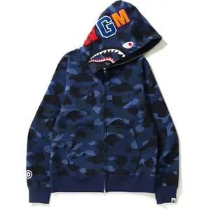 BAPE Color Camo Shark Full Zip  Hoodie Blue (men) by StockX