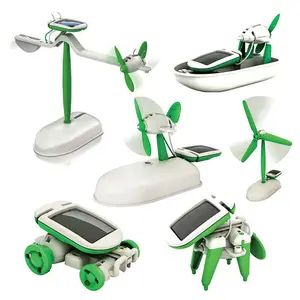 Six-In-One Solar Robot Experiment Kit, DIY Assembly Science Teaching Material, Small Production Special Educational Toy