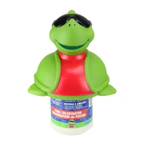 Pool Central 11.5" Floating Pool Chlorine Dispenser - Turtle
