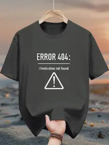 Men's pure cotton casual short-sleeved T-shirt, spring and summer style short-sleeved solid-color printed casual sports T-shirt, all-cotton home and outdoor comfortable and breathable round-neck T-shirt, suitable as a gift for men