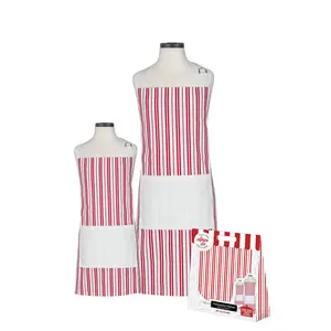 Classic Striped Adult and Youth Apron Boxed Set