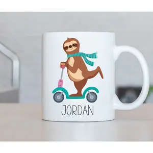 Personalized [SEND CUSTOM VIA MESSENGER] Scooter Coffee Mug Scooter Lover Gifts For Couple Friends Coworkers Family