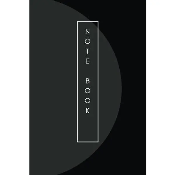 USED-black Grey cover ,Blank Notebook (6x9) 122 pages : Notebook by Practical note (Paperback)