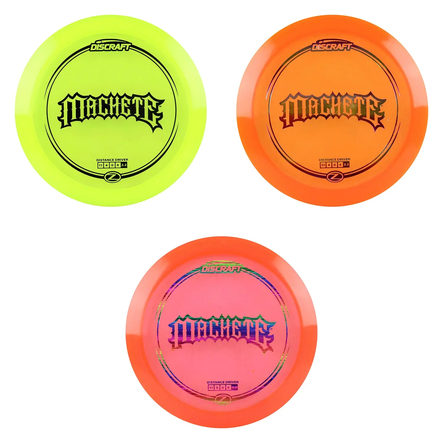 Discraft Disc Golf Z Line Machete Distance Driver 11/4/0/4 - Choose Exact Disc