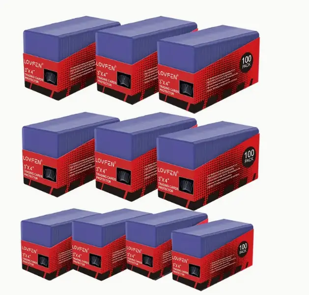 Trading Card Sleeves, 10 or 25 Sheets, Card Storage and Protection