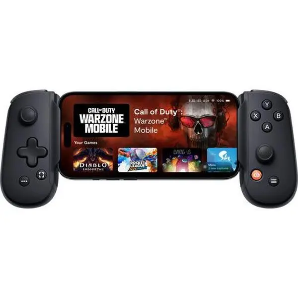 Mobile Gaming Accessory:  Backbone One USB-C - Black:  Compatible with iPhone 15 Series and Android by Backbone  [GAMES ACCESSORIES] Black, Controller