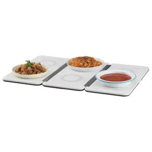 【Father's Day】VEVOR Electric Warming Tray,  18.9" x 10.2" Portable Cold Rolled Sheet Heating Tray with Temperature Control (35-100℃), Perfect for Catering, House, Parties, Events, Entertaining and Holiday, White
