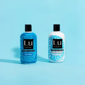 Lu Control Bundle 2-Piece Anti-Frizz Hair Set - 12oz Shampoo, 12oz Conditioner (Total 24 oz)