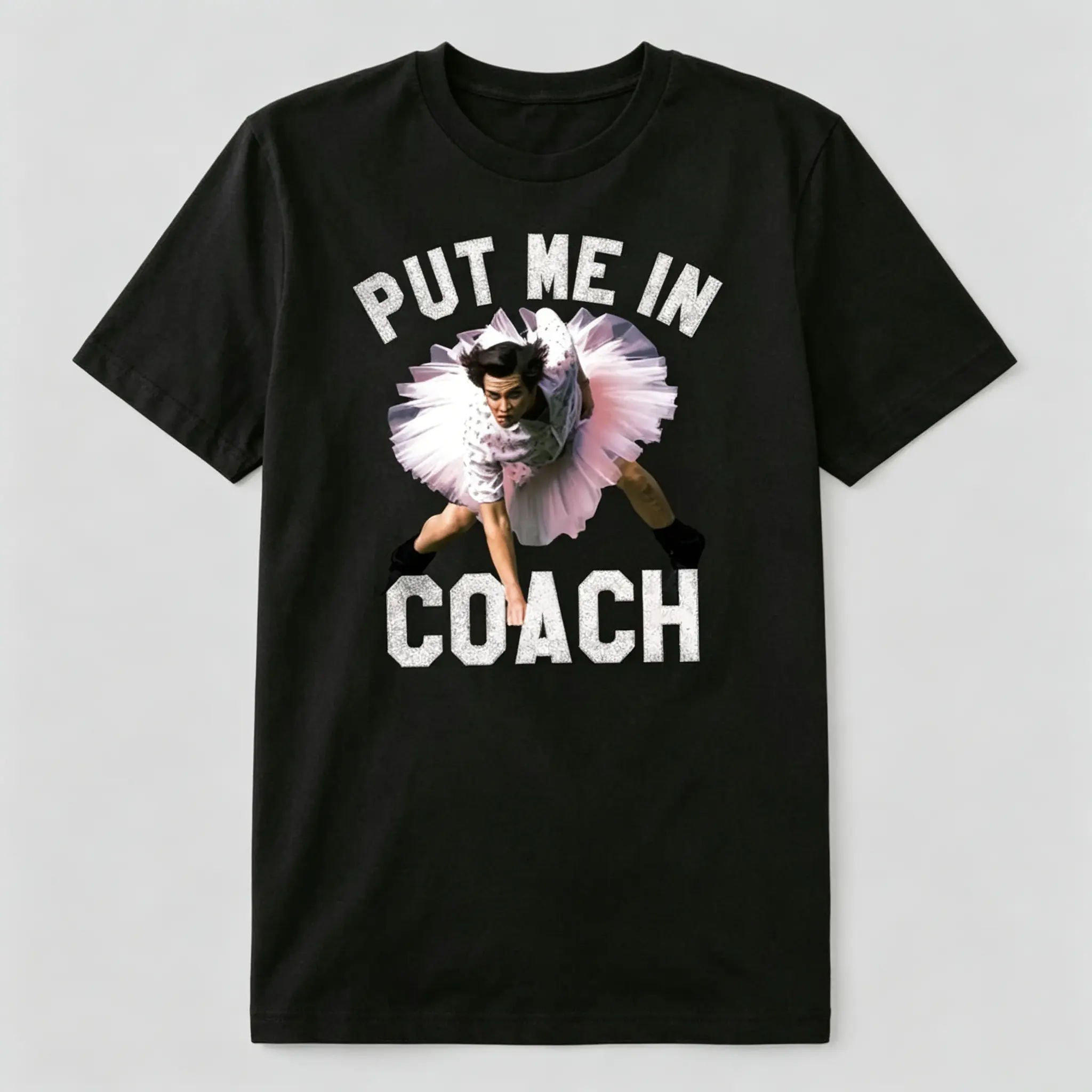 90s Graphic Tees Trendy Graphic Tees Streetwear Clothing Top Vintage Pink Tutu Character Art Premium Heavyweight Cotton Black Crewneck Unisex 2026