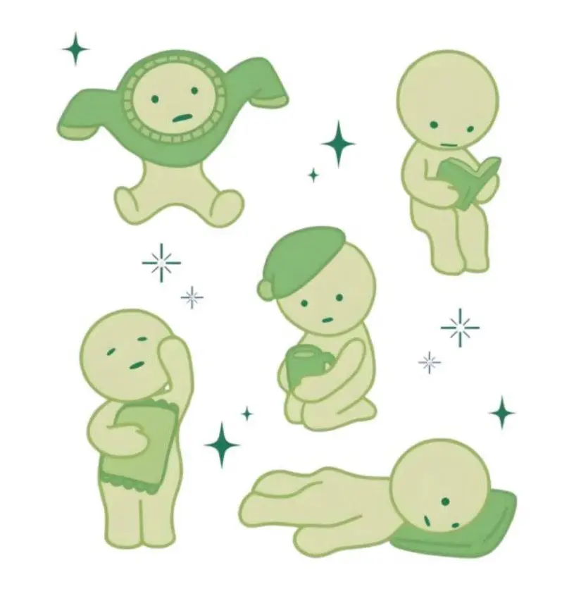 smiski stickers