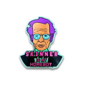 Skinner Is My Homeboy Sticker | BCBA Therapist sticker | ABA Therapy sticker | Behavior Analyst Sticker | Applied Behavior Analysis Gift