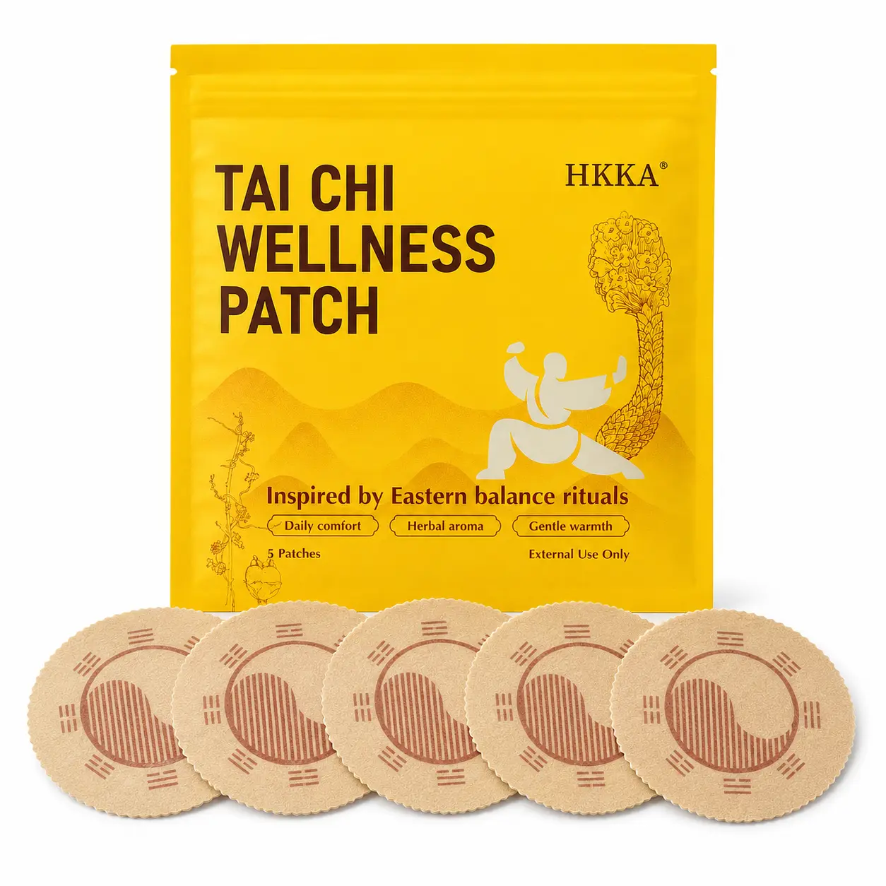 Tai Chi Wellness Patches,5pcs