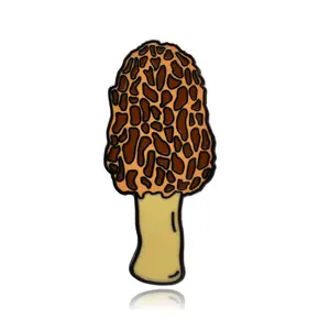 Morel Morchella Mushroom Hard Enamel Pin
