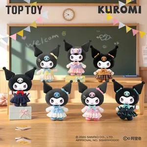 TOPTOY SR Kuromi School Life Series Blind Box – Cute Plush Pendant Collectible, Ideal Back-to-School Gift & Christmas Present for Kuromi Fans
