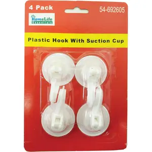 WorldWide Sales Online 4pc Plastic Suction Cup Hooks – Home Goods, import_2021_10_29_212114