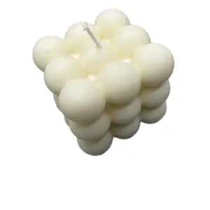 Infinity Luminance Cube Candle|Geometric Elegance| Artistic Home Decor| Long-lasting Glow - Handcrafted| Unique Design| Soy Wax - Gift|