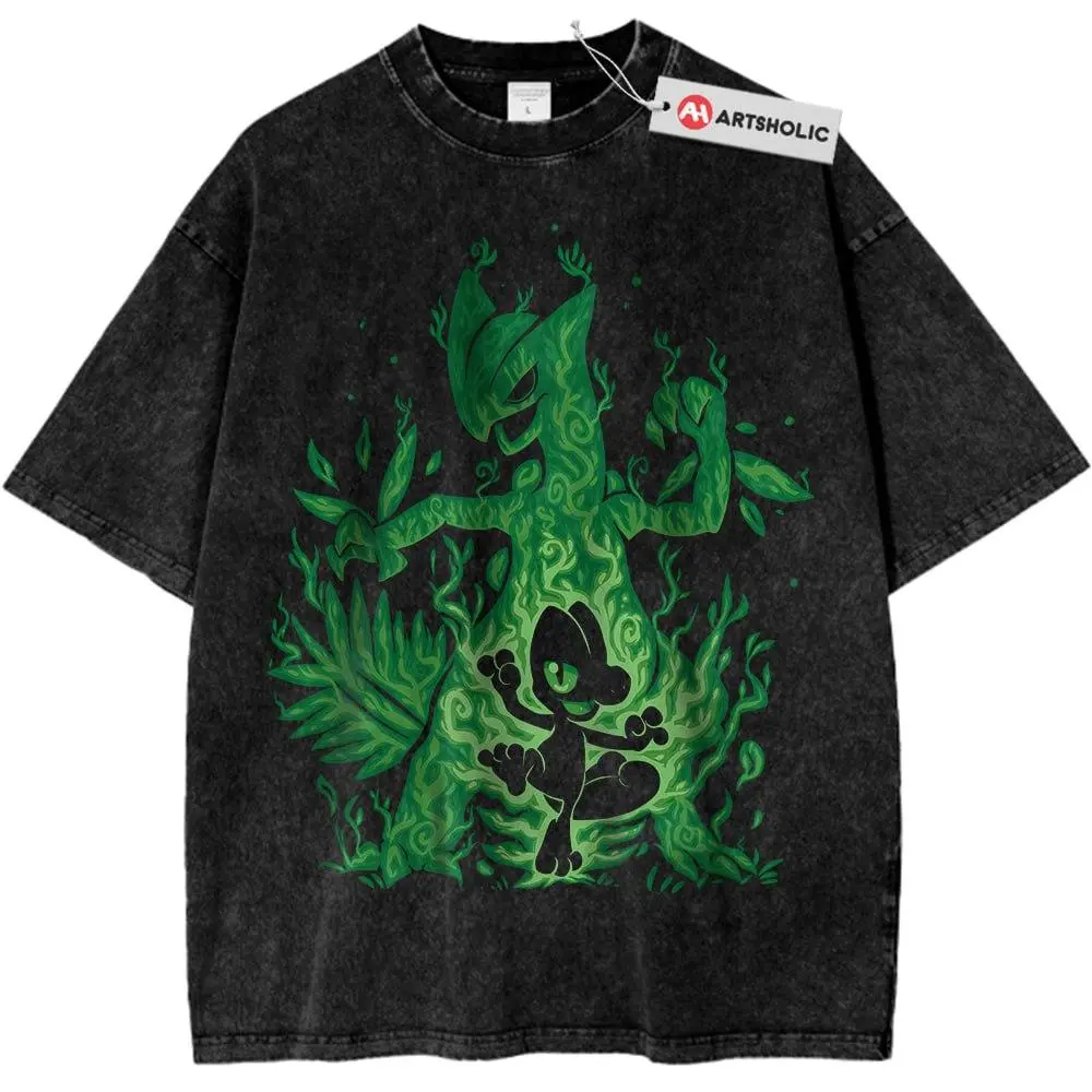 Treecko Shirt, Sceptile Shirt, Pokemon Shirt, PKM Shirt, Anime Shirt, Vintage T-Shirt, Sweatshirt, Hoodie Sweatshirt, Hoodie, Comfort Colors