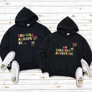 Up Movie Matching Hoodies, Couple Matching Hoodie, CarlandEllie Couple Hoodie, You Will Always Be My Greatest Adventure Hoodie, Cute Honeymoon Adventure Hoodie, Matching Adventure Hoodies, Love Story Hoodie, Up Movie Fan Merch, Couple Goals Hoodies