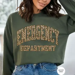 Emergency Department Sweatshirt, Emergency Nurse Sweatshirt, ER ED Nurse Sweatshirt, Emergency Room Nurse Sweatshirt