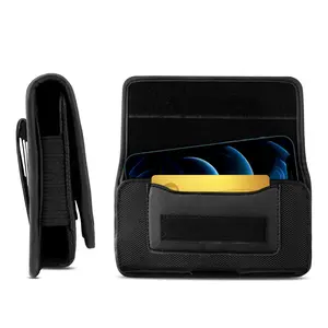 Portable Phone Belt Bag –Phone Holster Oxford Fabric with Card Slots | Durable, Wear-Resistant & Hands-Free Travel Essential‌