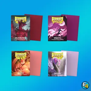Dragon Shield 100 Matte Dual Sleeves (Blood Red, Wraith, Peach, Orchid)