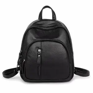 Classic Soft Leather Women's Mini Backpack—A New, Stylish, Versatile, and Multifunctional Chest Bag. This casual and adaptable everyday backpack is the ideal choice for commuting, shopping, traveling, dating, and stylish casual wear.